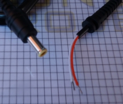 Kabel k notebooku SAMSUNG s koncovkou 5,5x3,8mm