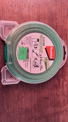 Nylonová struna MAKITA 2,0mm, zelená, 15m, speciální pro aku stroje