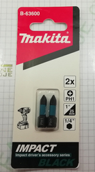Makita B-63600 torzní bit PH1-25 mm 2 ks, impact screw bit