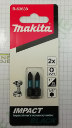 Makita B-63638 torzní bit PZ1-25 mm 2 ks, impact screw bit