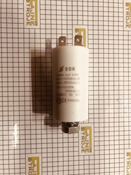 Kondenzátor SC1121, 4 uF, 450-500 V (2 x faston + šroub)