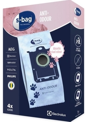 Sáčky z mikrovlákna ELECTROLUX E203B, ANTI-ODOUR, (900168459), sada 4 ks