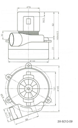 Motor vysavače 1000 W/230 V