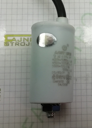 motorový běhový kondenzátor SC1161, 9 uF, 450-500 V (kabel + šroub)