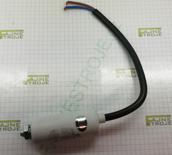 motorový běhový kondenzátor 5 uF, 450 V, (kabel + šroub)