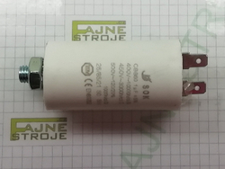 motorový běhový kondenzátor SC 1121, 1 uF/450 VAC, (2 x faston + šroub)