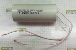 Motorový běhový kondenzátor SC 1170, 30 uF, 450-500 V, lanko bez šroubu