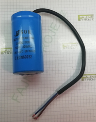 Motorový kondenzátor rozběhový TC 544, 120 uF, 320V (kabel)