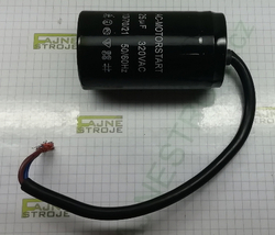 Motorový kondenzátor rozběhový TC 544, 25 uF, 320V (kabel)