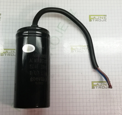 Motorový kondenzátor rozběhový TC 544, 150 uF, 320V (kabel)