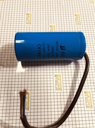 Motorový kondenzátor rozběhový TC 544, 200 uF, 320V (kabel)